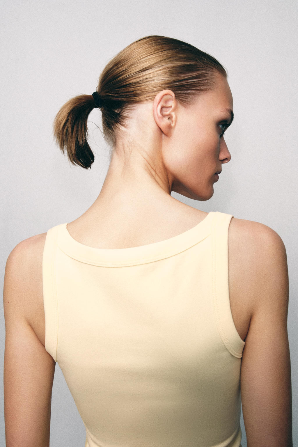 TOP ALGOD?N MANGA SISA / Amarillo - Zara фото 3