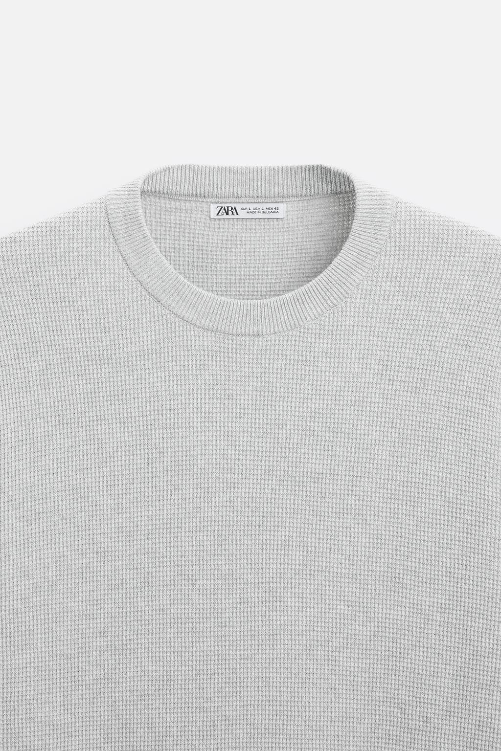 BASIC TEXTURED SWEATER - Zara фото 4
