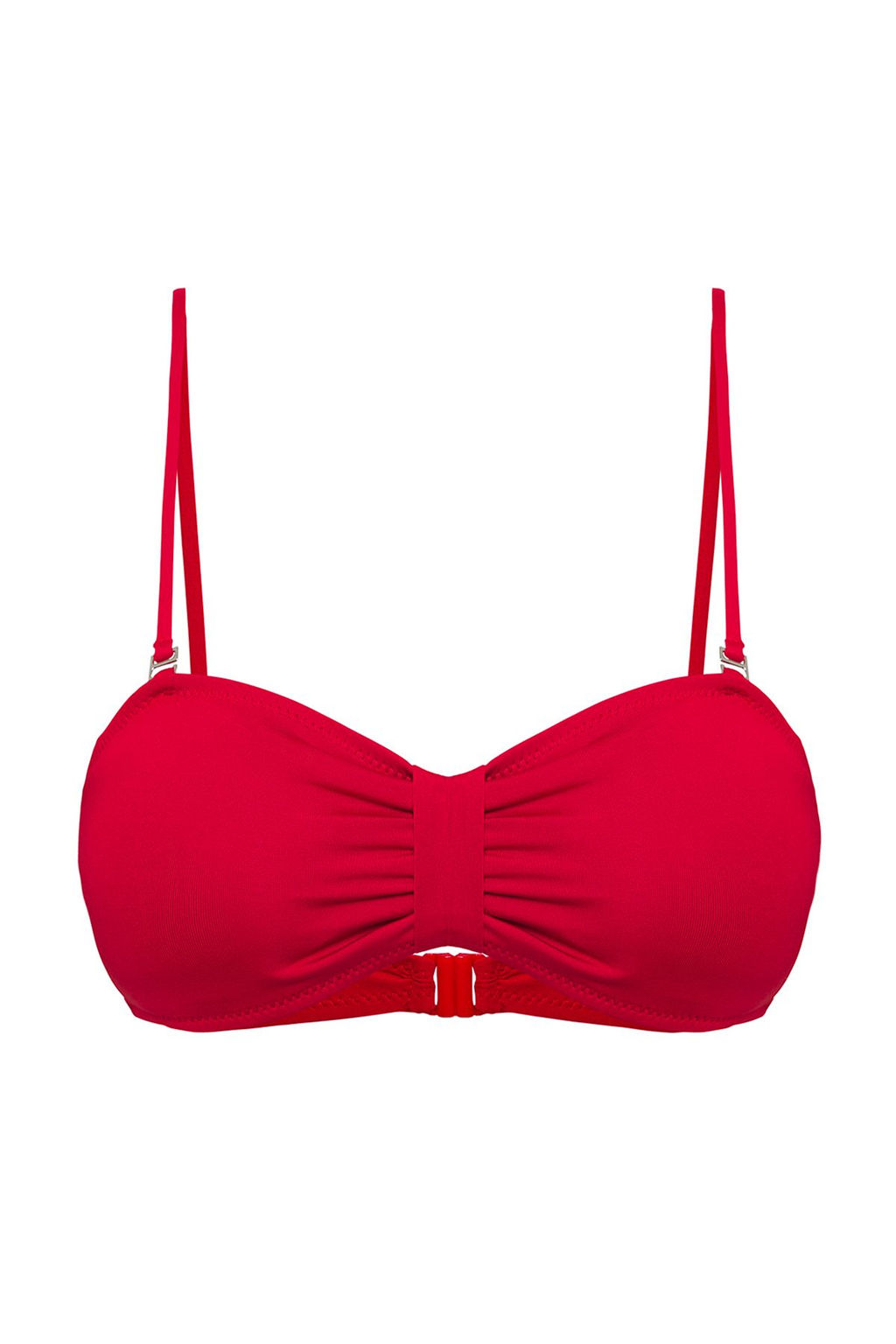 TRENDYOLMILLA Siyah Straplez Drapeli Bikini Ustu TBESS25BU00029 фото 6