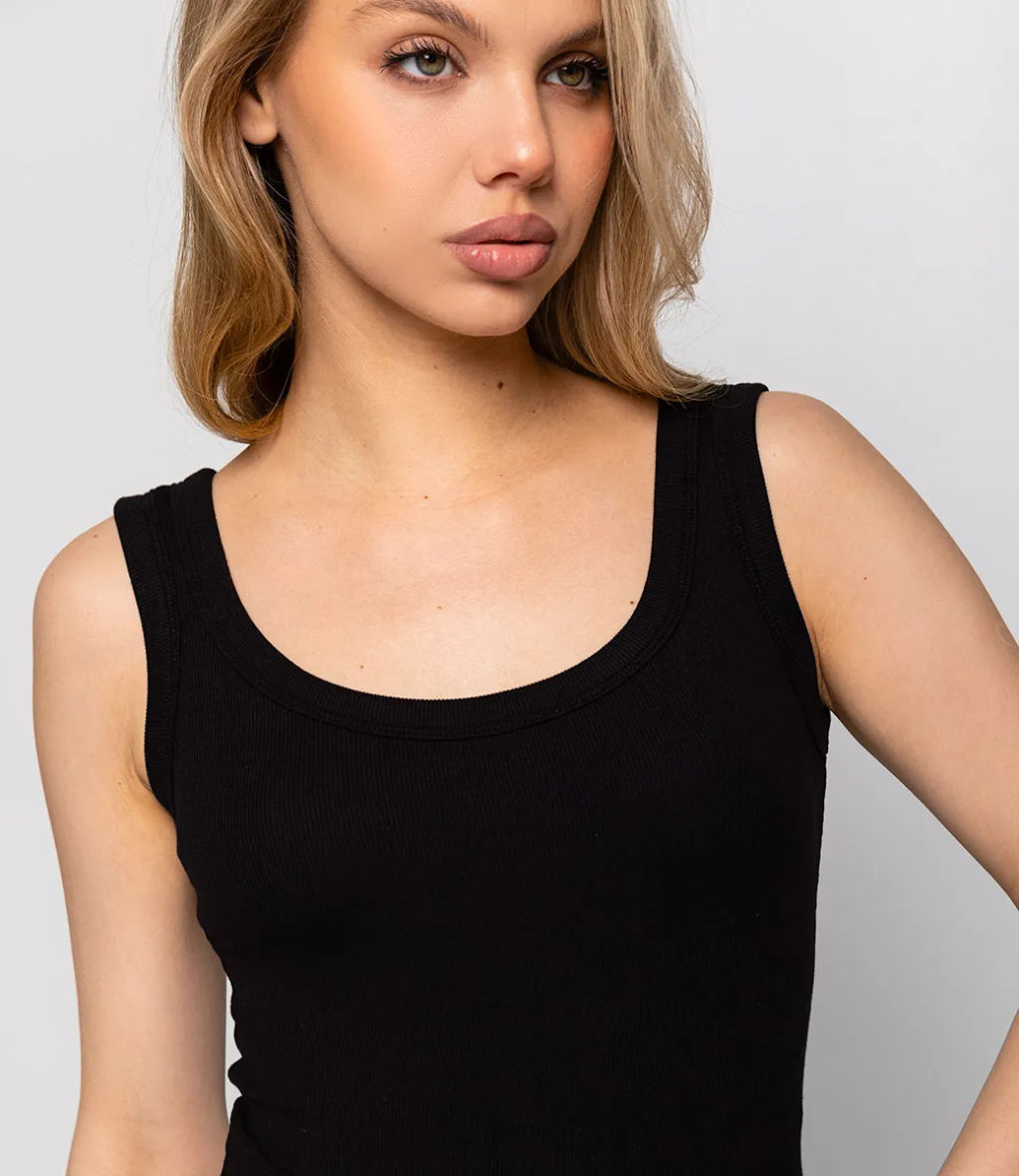 Майка #КТ22301, чёрный