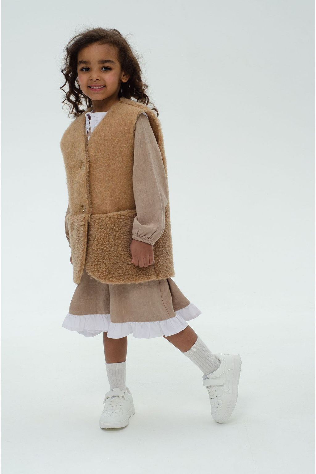 Жилет детский меховой ПЛЮША - Woollamb фото 20