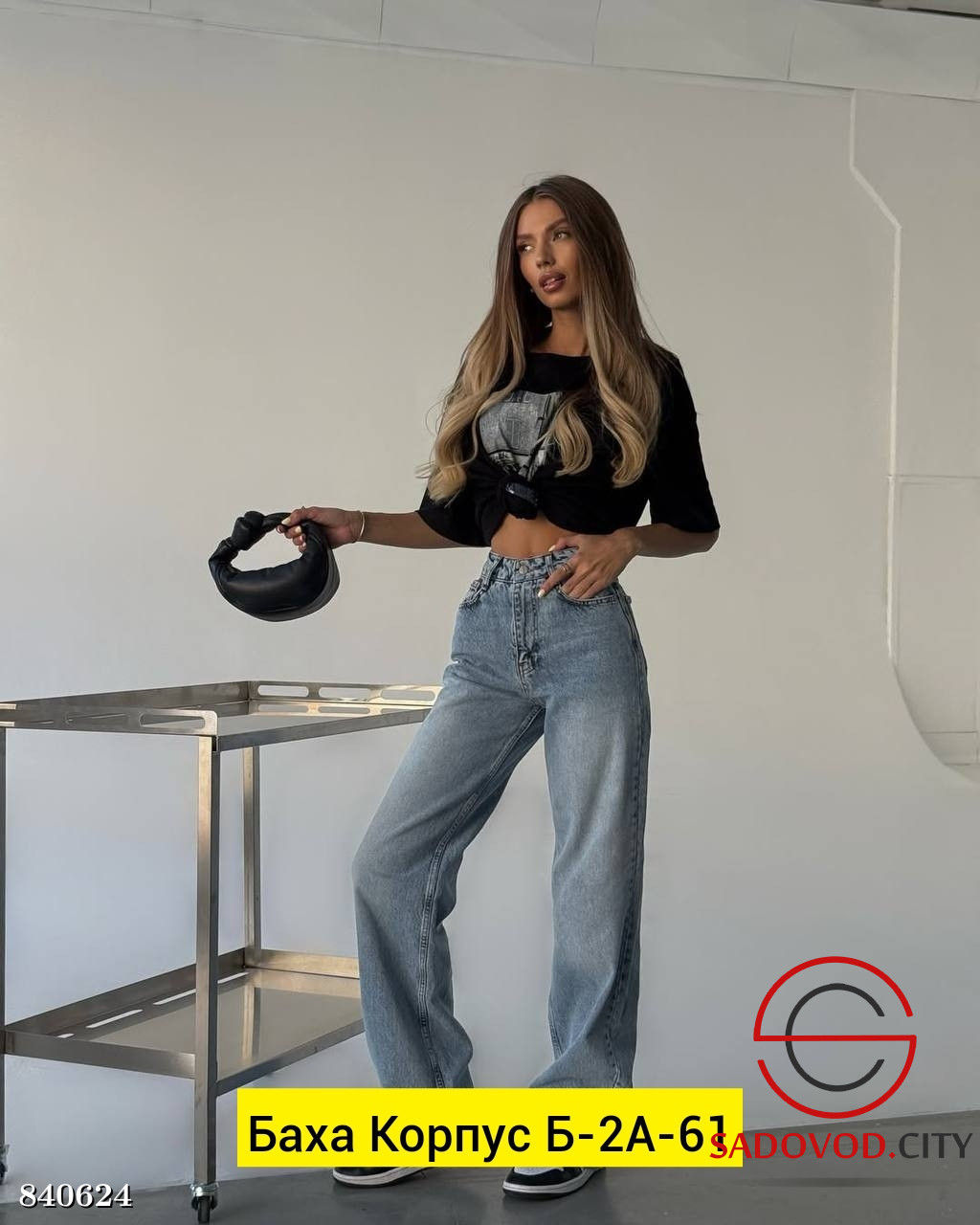 Джинсы с высокой посадкой - Bruno фото 2