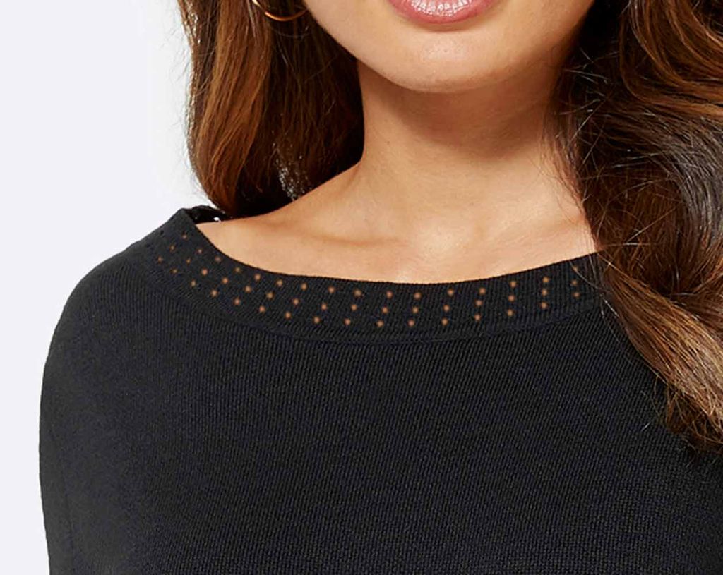 Пуловер, черный - Linea tesini фото 5