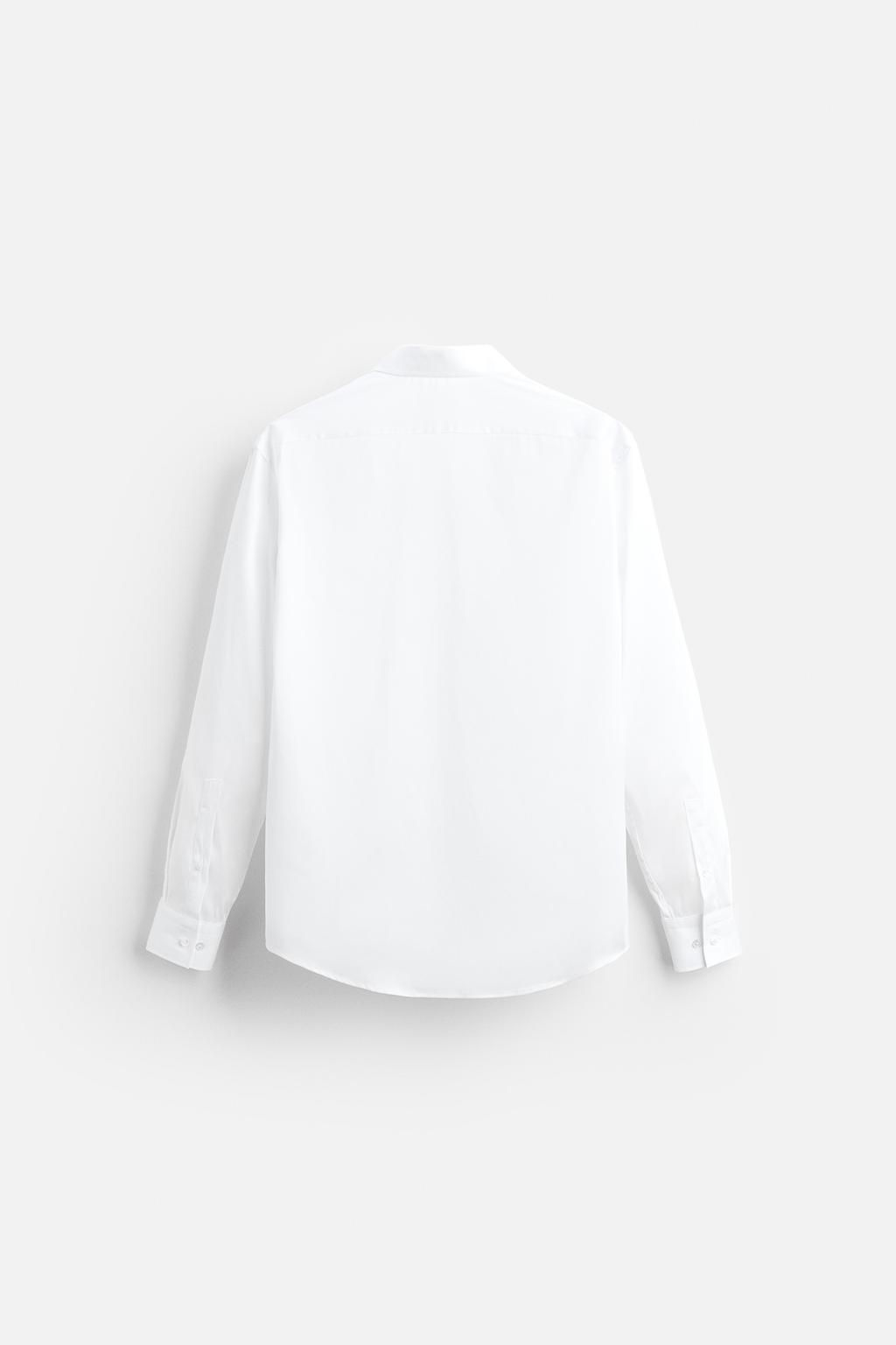TEXTURED TWILL SHIRT - Zara фото 12