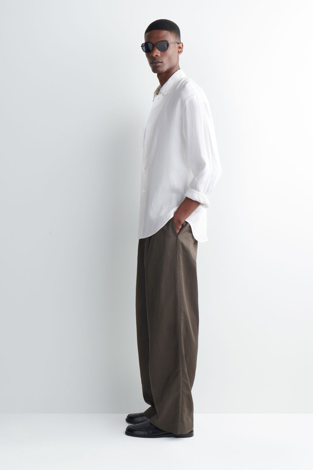 CAMISA DE LINO RELAXED FIT - H&m фото 4