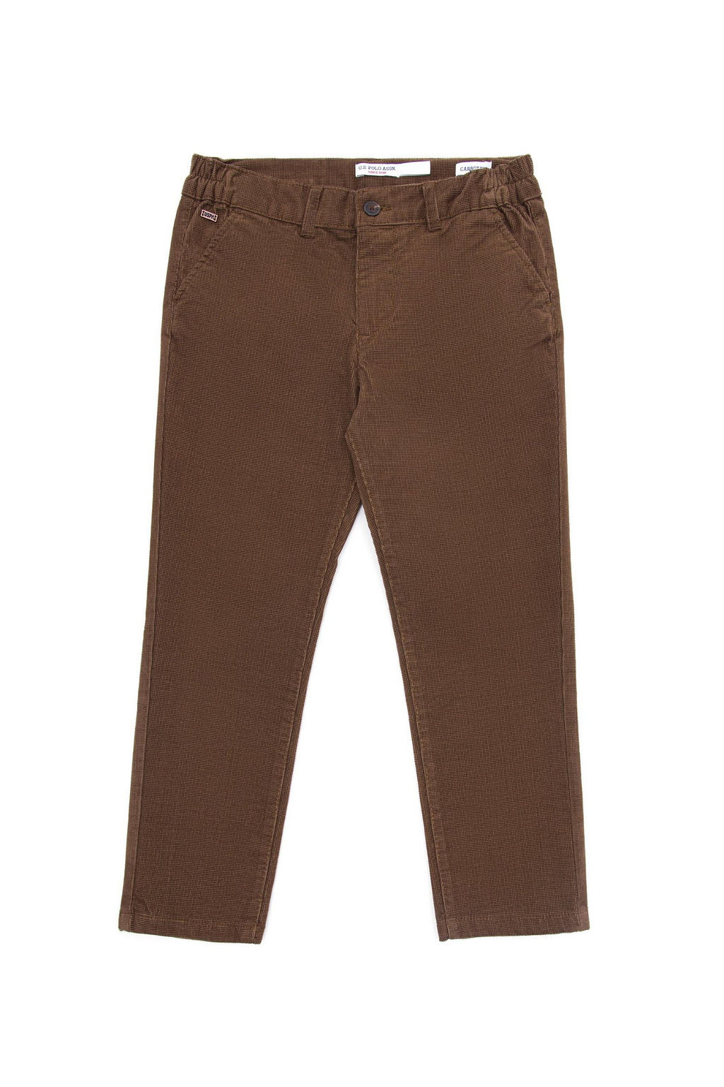 U. S. Polo Assn Брюки кокосового цвета для мальчиков из парусины - U.s. polo assn фото 5