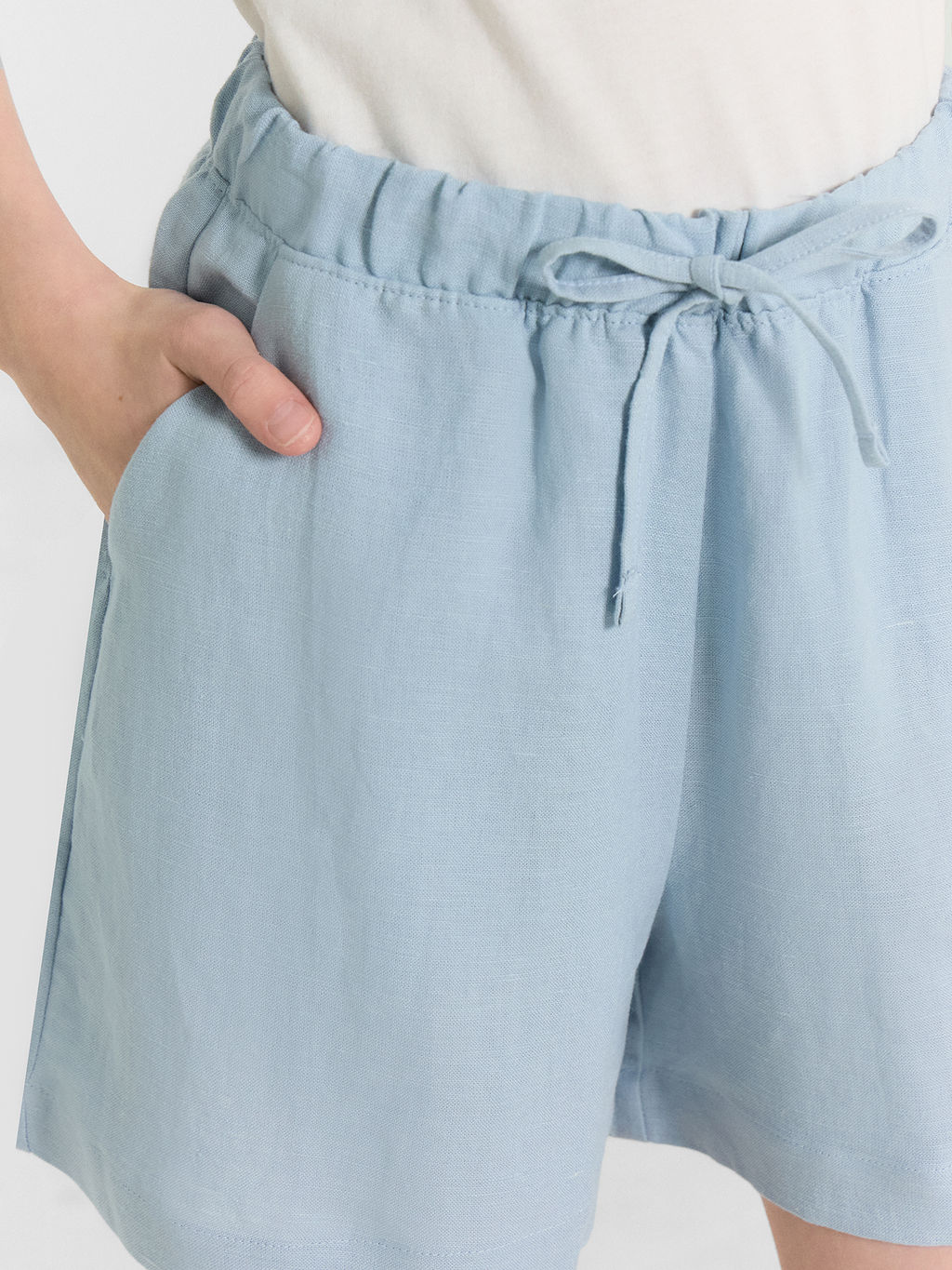 Шорты для девочек голубые - Mark formelle фото 5