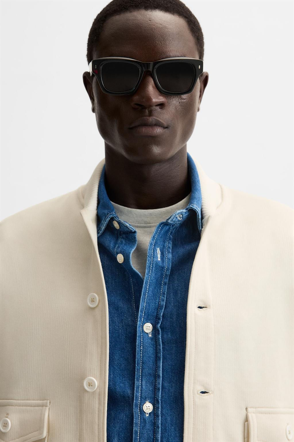 RIBBED JACKET WITH POCKETS - Zara фото 5