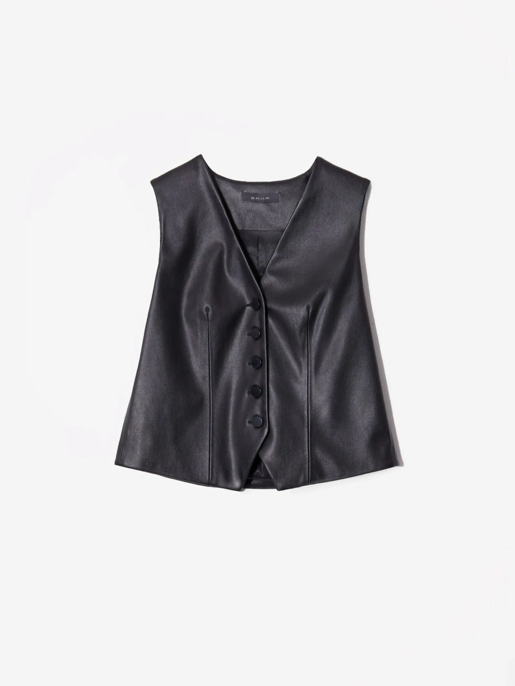 Жилет из экокожи - Emka фото 5