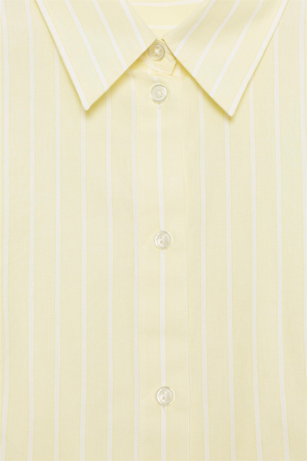 CAMISA CROP POPEL?N RAYAS / Estampado