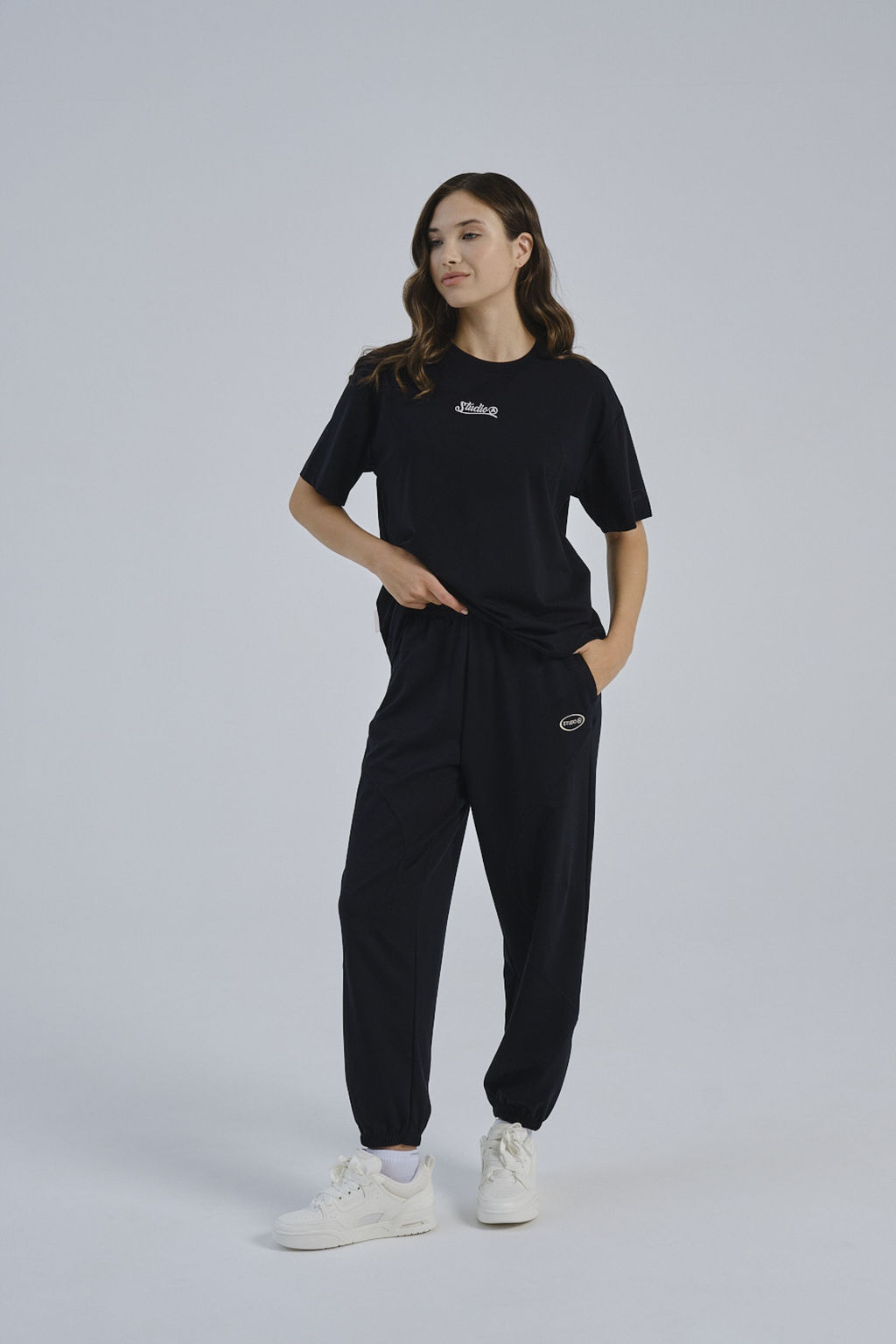 Брюки трикотажные Черный