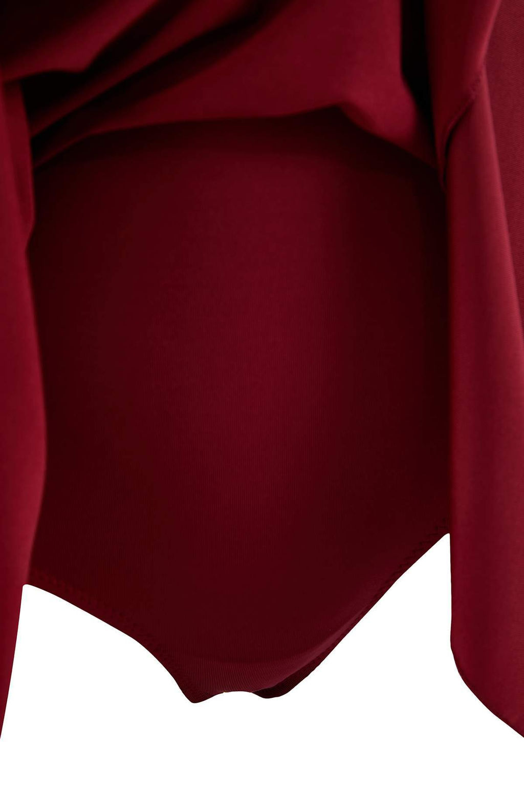 Bordo Drapeli V Yaka Kapl? Basic Etek Mayo TBESS26MA00002