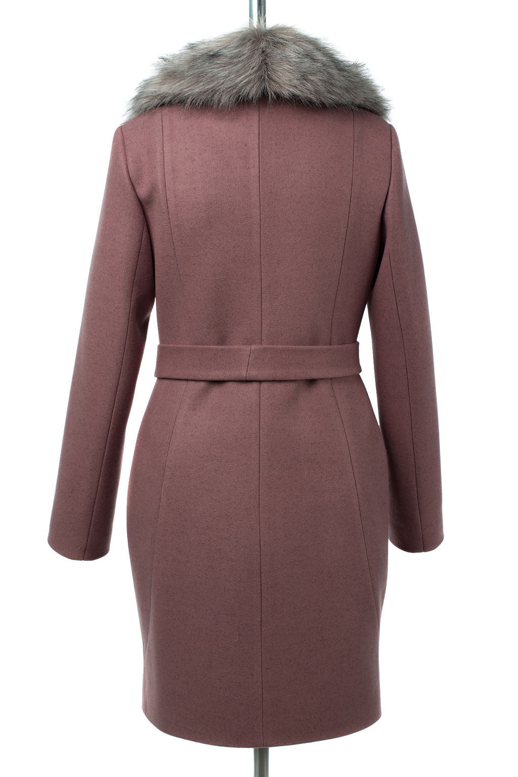 02-3070 Пальто женское утепленное (пояс) - El podio фото 10