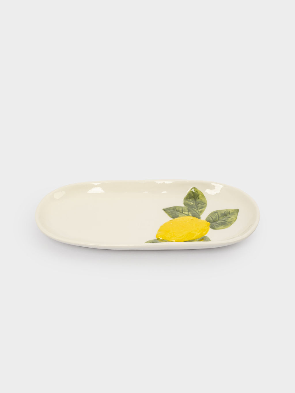 Блюдо, 32х16 см, фарфор P, овальное, молочное, Лимон, Limoncello - Anna lafarg фото 4