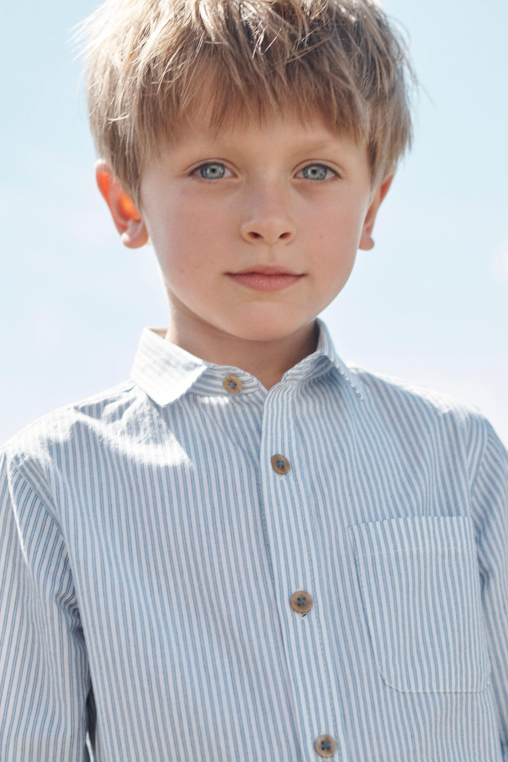 LIMITED EDITION STRIPED SHIRT WITH POCKET - Zara фото 3