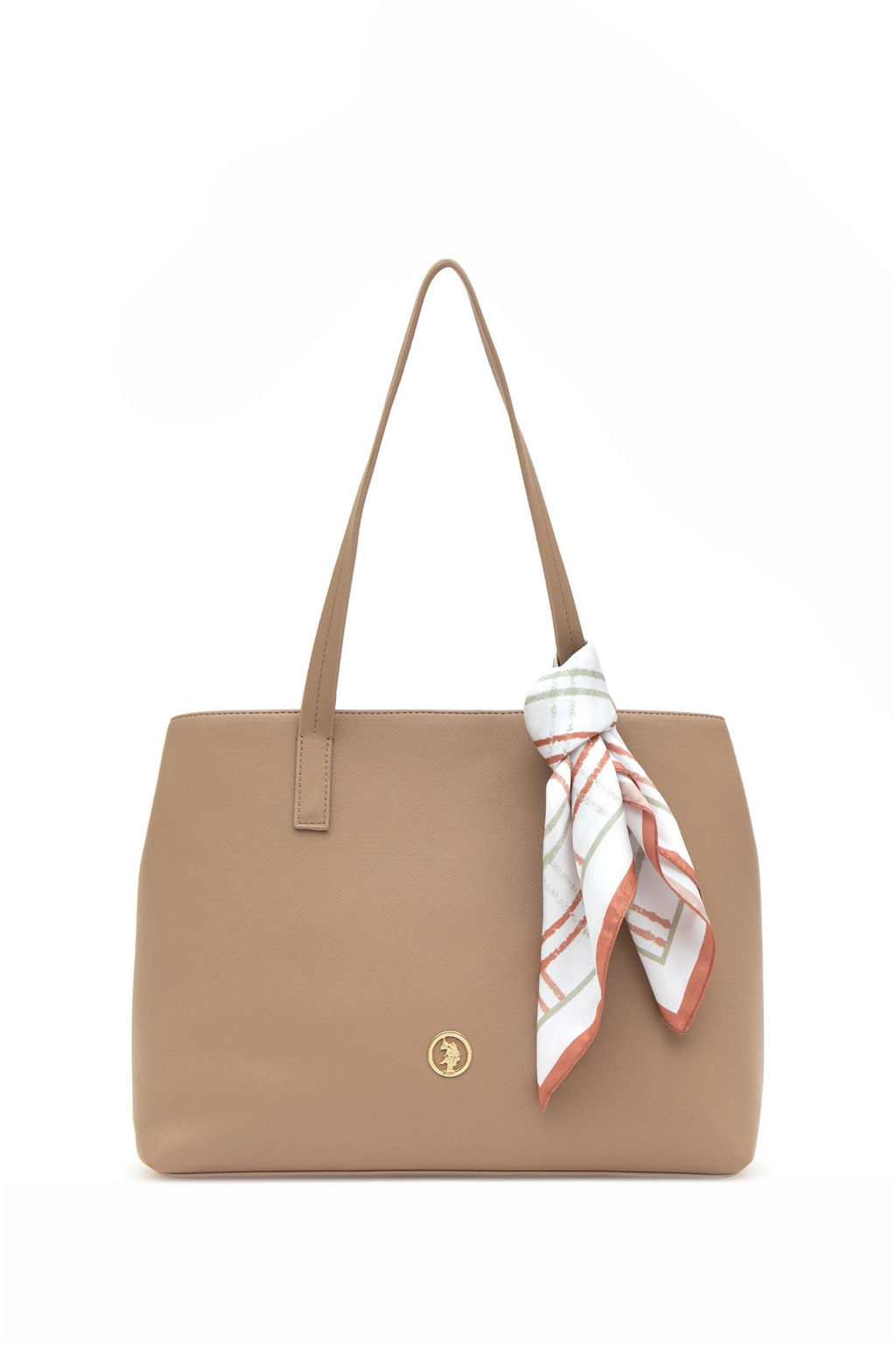 Сумка женская U.S. Polo Assn из норки с шарфом полиуретан  фото 5