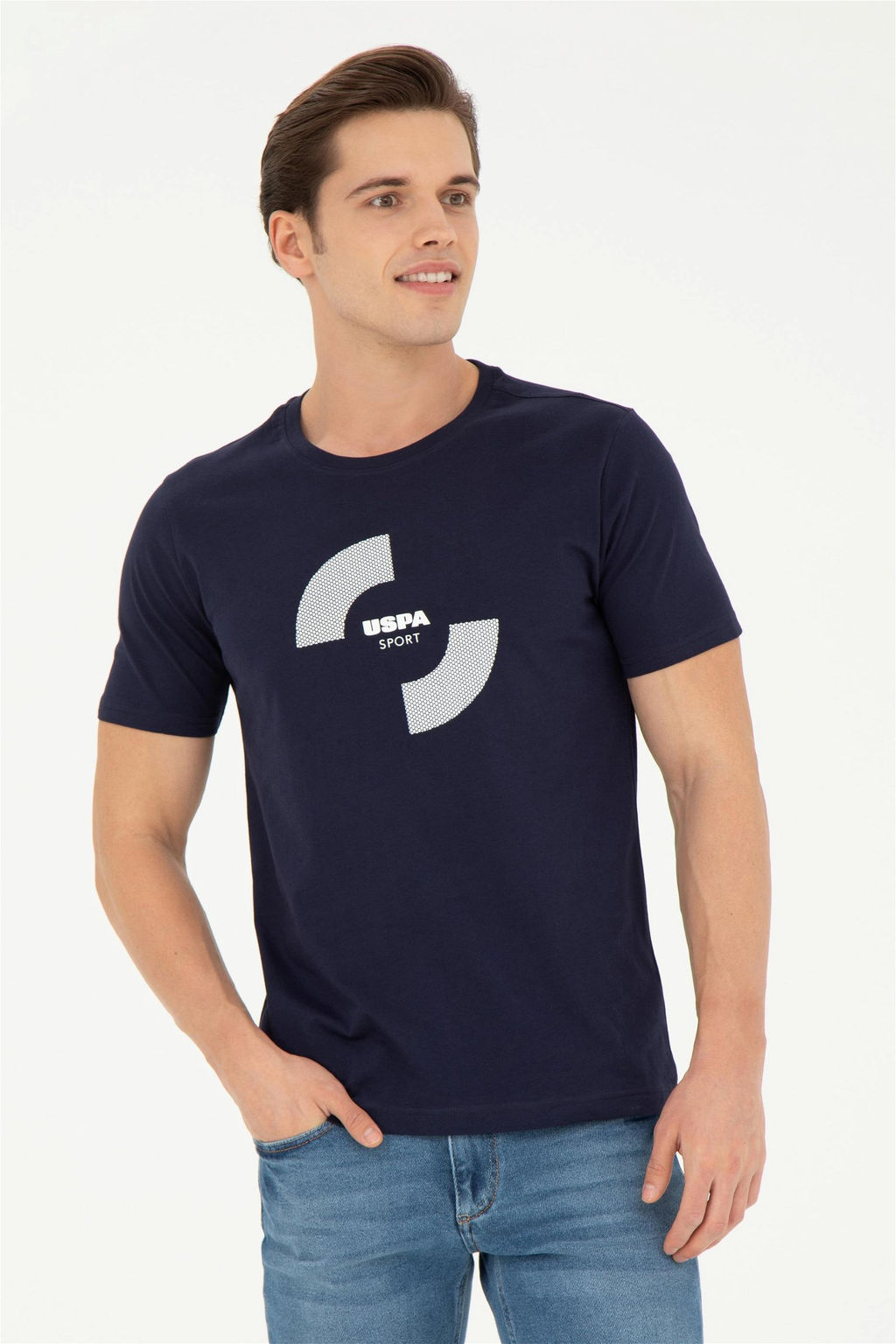 Мужская темно-синяя футболка - U.s. polo assn фото 3