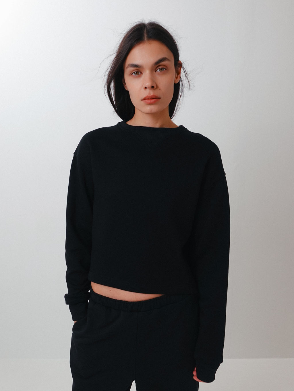 MY Свитшот с фактурными вставками СО020