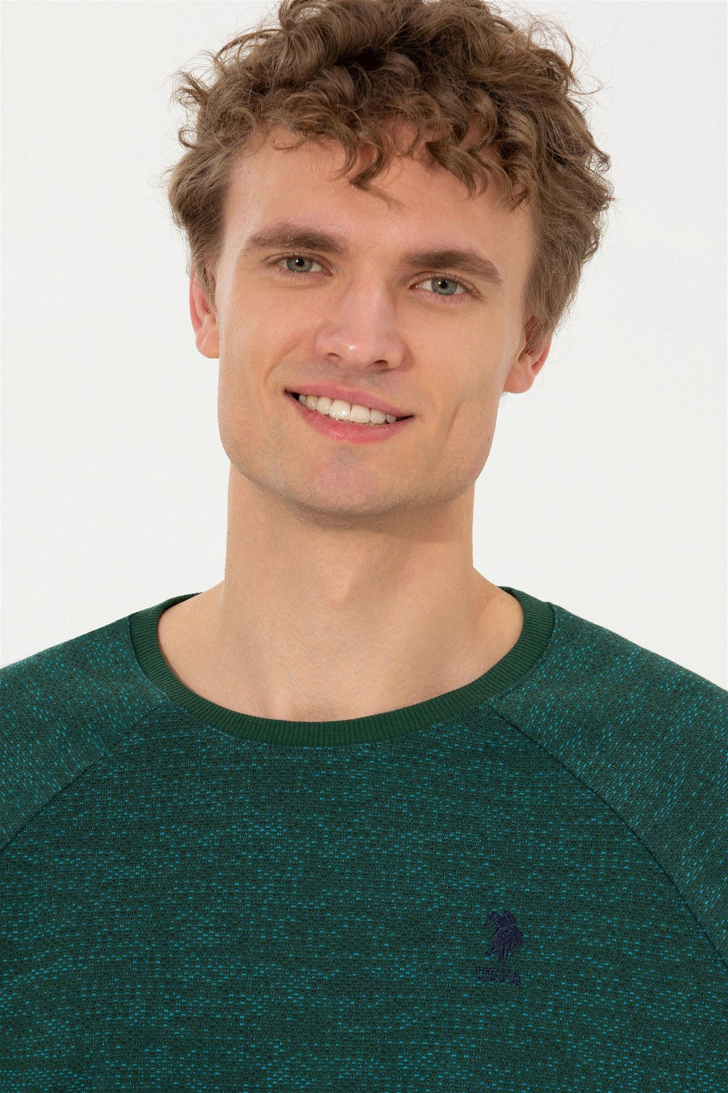 Мужской зеленый свитшот Неожиданная скидка в корзине - U.s. polo assn фото 3