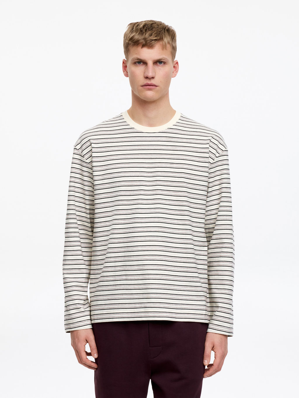 Camiseta de manga larga relaxed fit - H&m фото 2