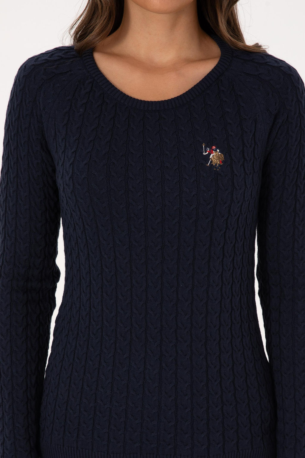 Kad_n Lacivert Basic Kazak Sepette S_rpriz _ndirim - U.s. polo assn фото 6
