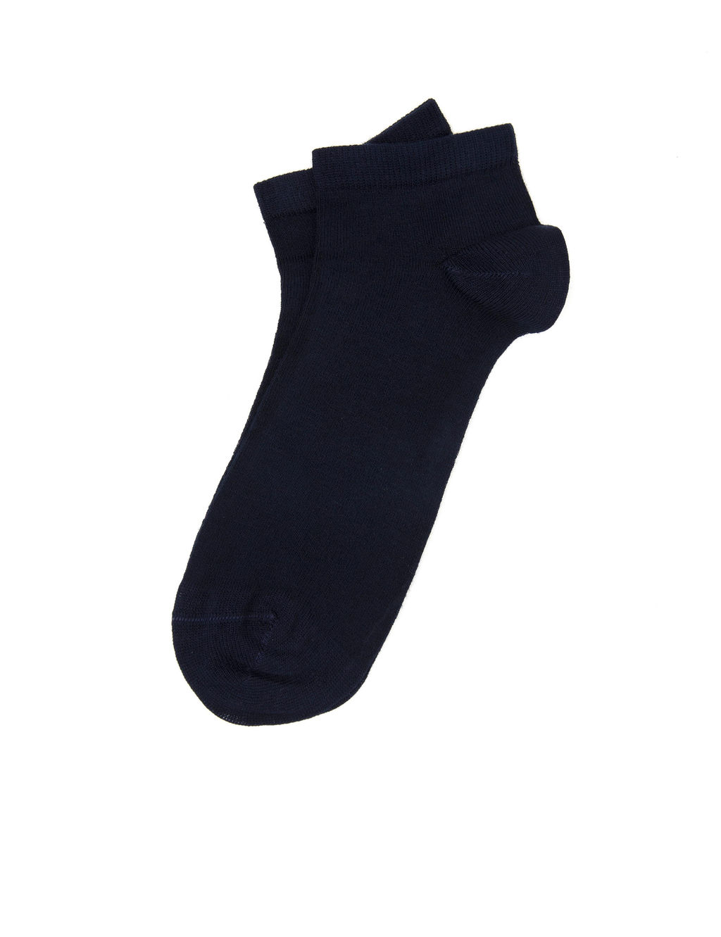 Erkek Lacivert D_z Patik _orap