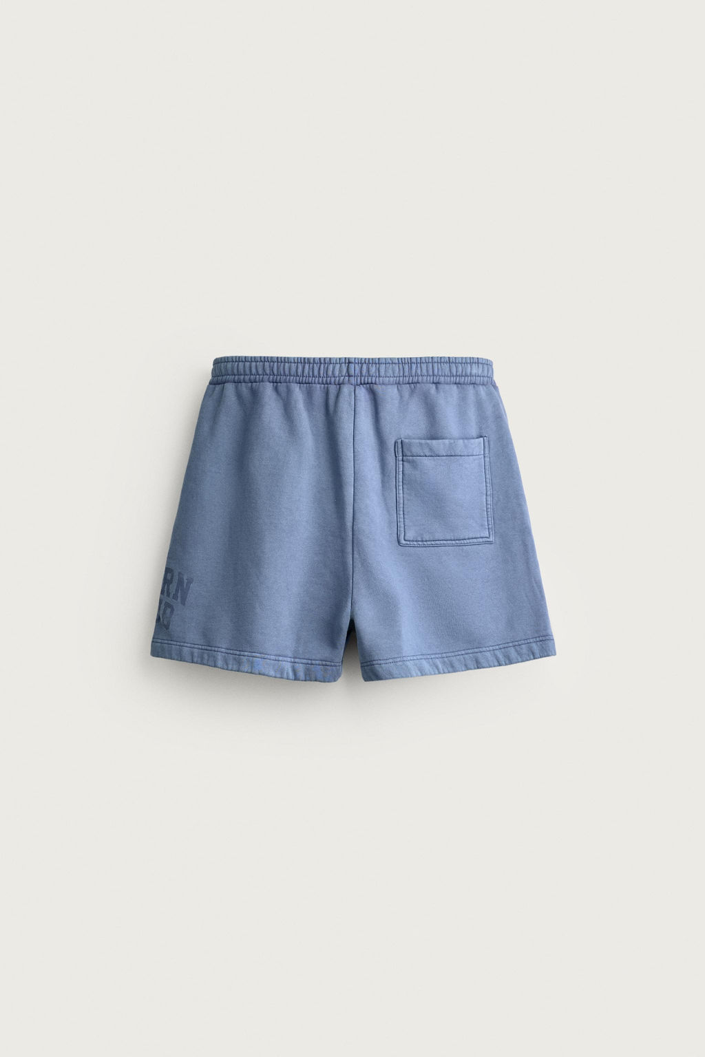BERMUDA JOGGER LAVADA TEXTO ESTAMPADO / Celeste - Zara фото 7
