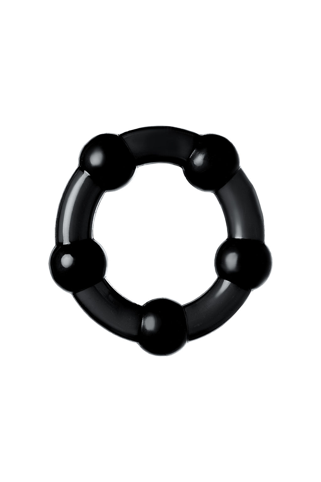 Набор колец TOYFA A-toys, TPE, черные, 3,5/3/2 см