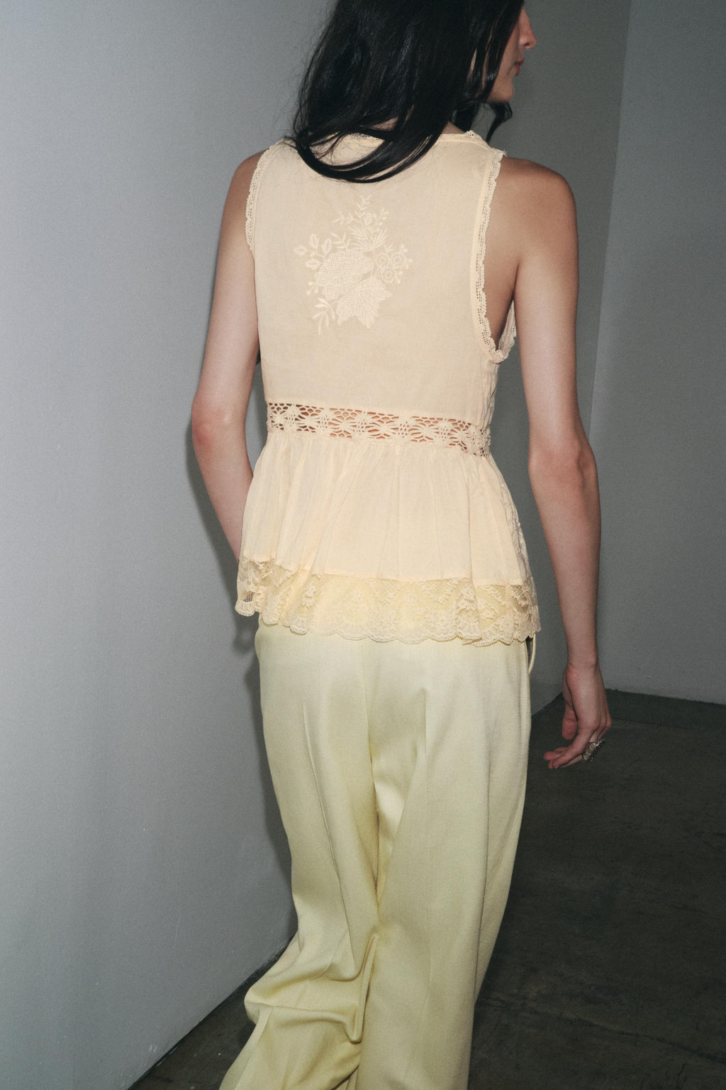 ZW COLLECTION EMBROIDERED ROMANTIC TOP - Zara фото 10