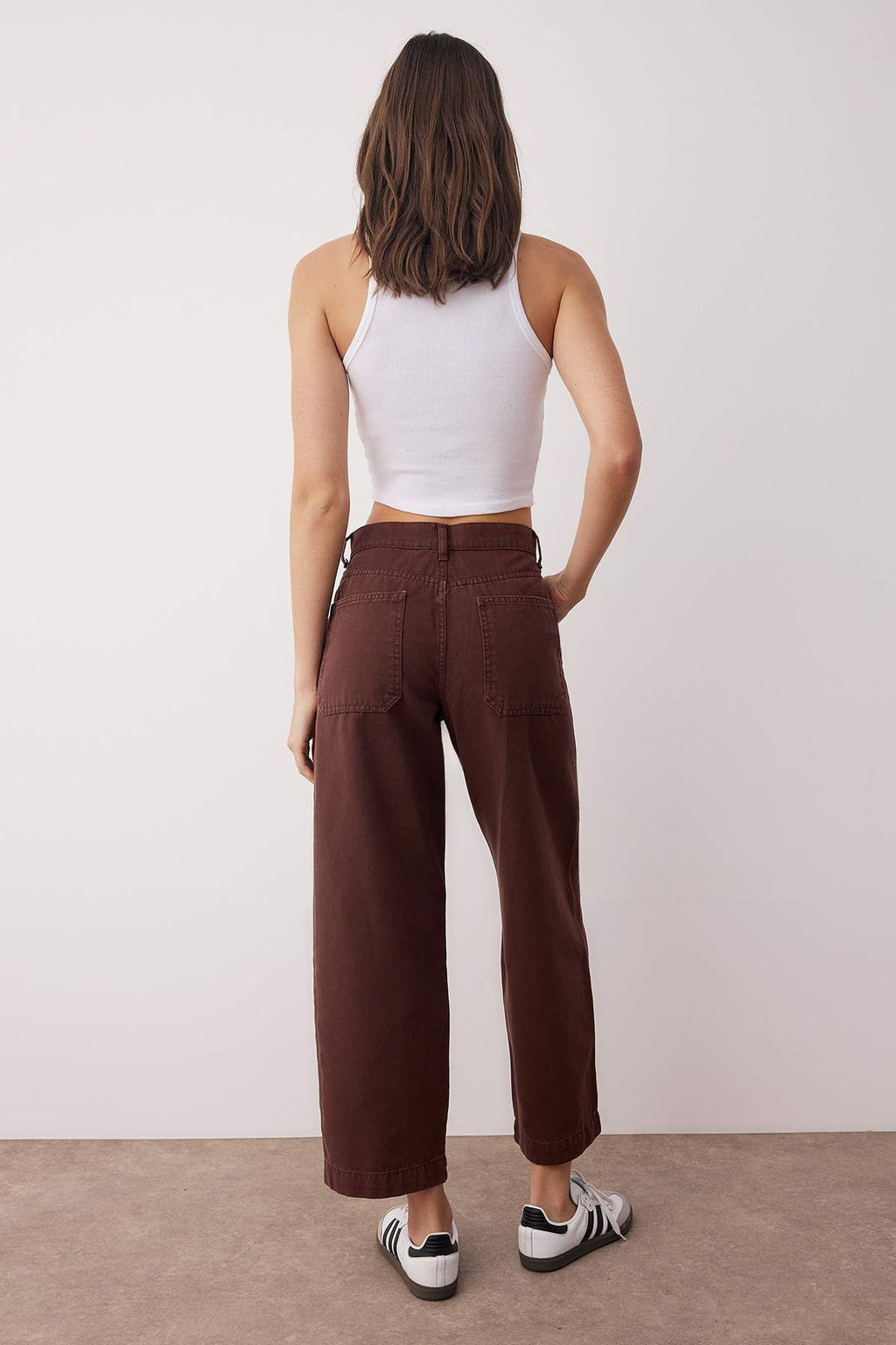 Kahverengi Yuksek Bel Cep Detayl? Loose Baggy Jeans TWOAW26JE00123 - Trendyolmilla фото 4