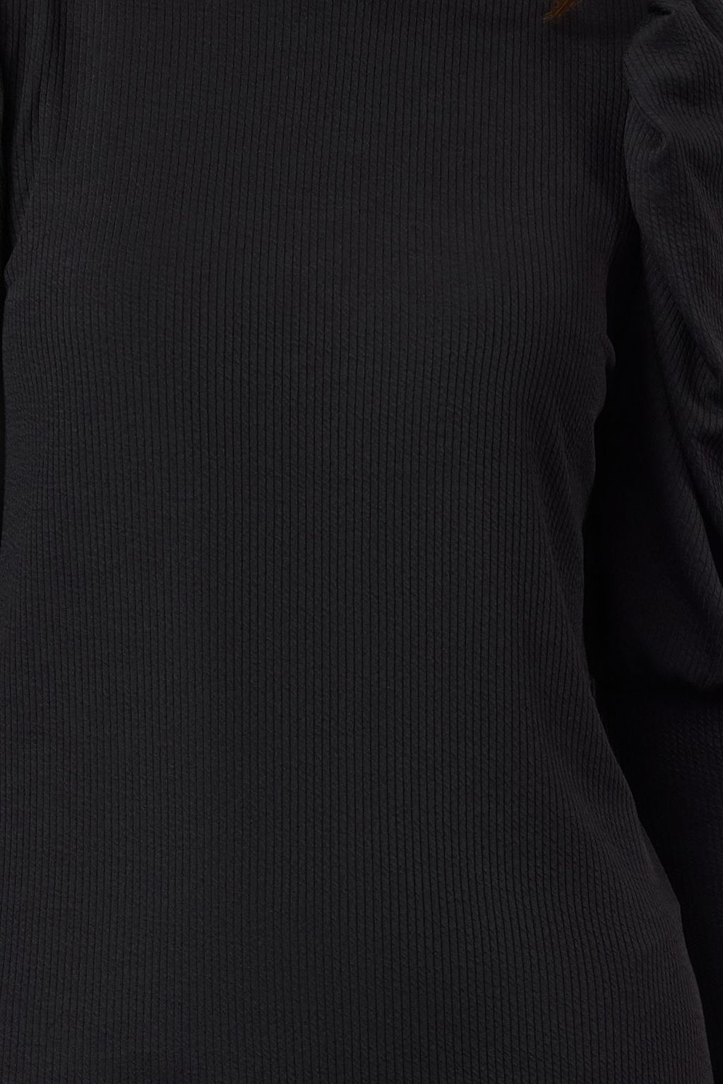 Siyah Fitted/Vucuda Oturan Mini Esnek Orme Elbise TWOAW25EL00357 - Trendyolmilla фото 3