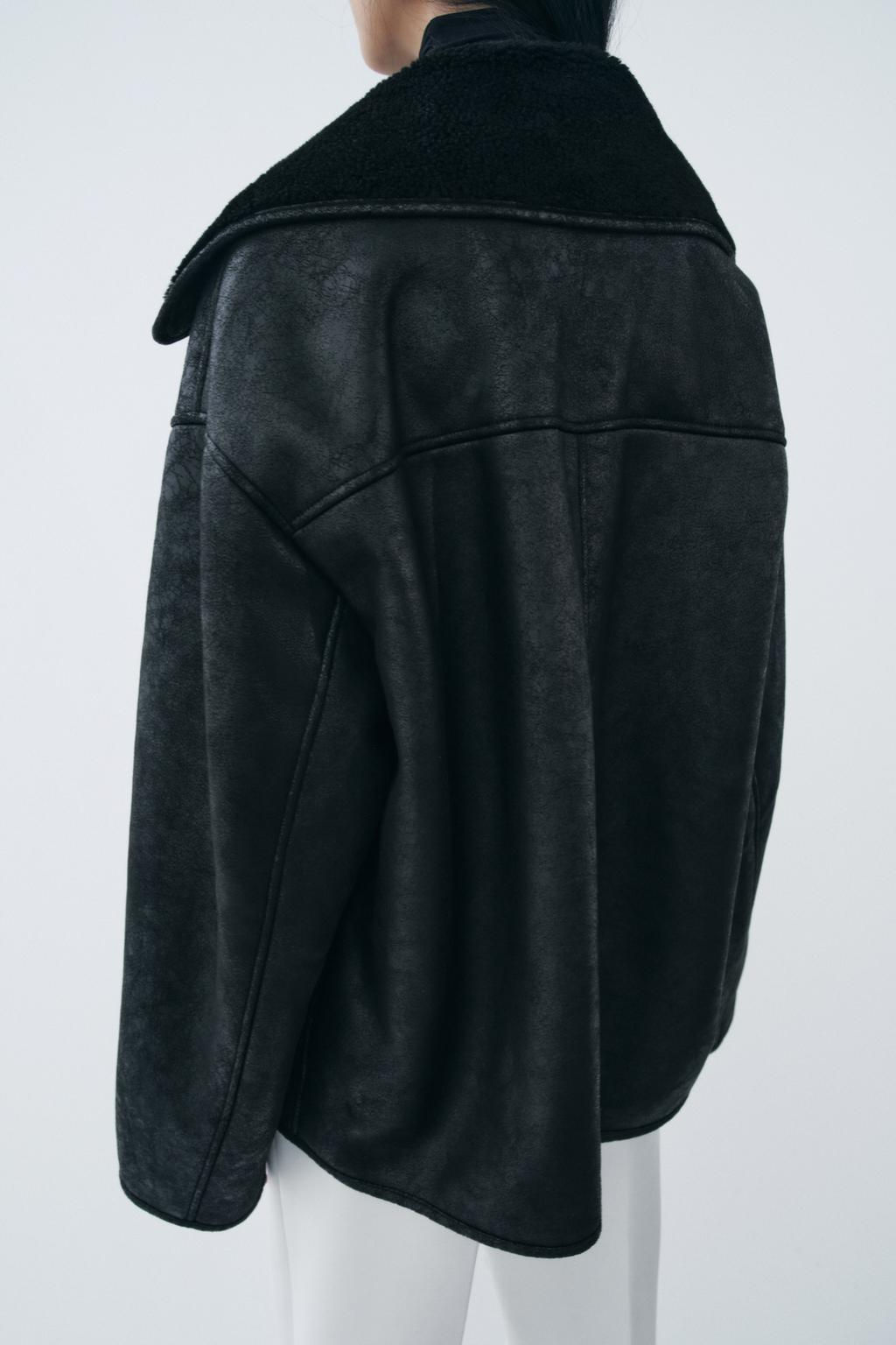 ZW COLLECTION DOUBLE-FACED JACKET - Zara фото 15