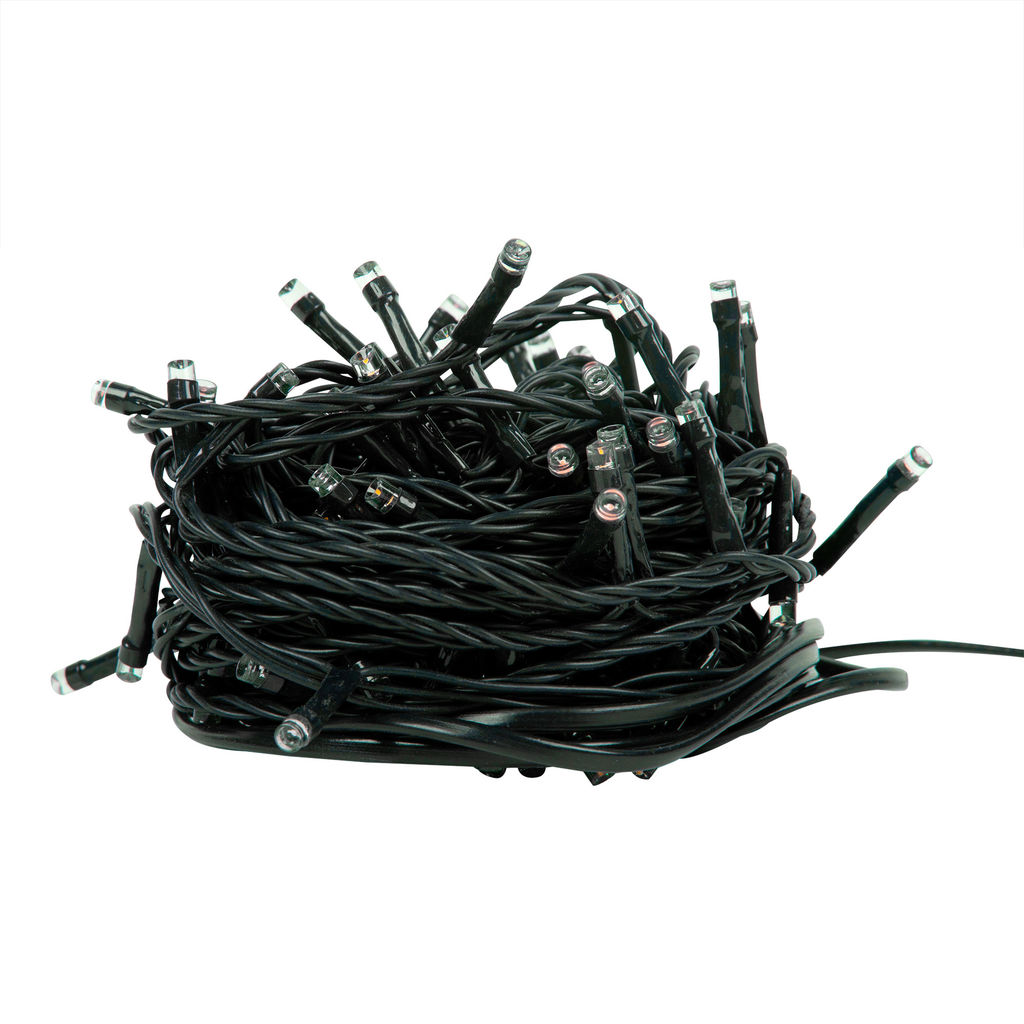 ULD-S1000-100/DGA MULTI-3 IP20 Гирлянда светодиодная, 10м. 100 светодиодов. Белый, желтый, зеленый, красный, розовый, синий свет. Провод зеленый. ТМ Uniel - Volpe фото 3