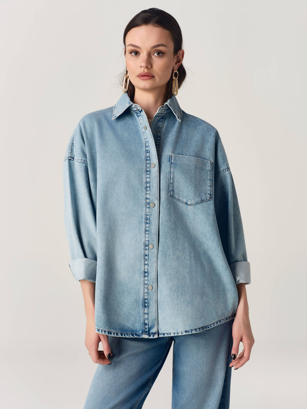 CONTE CON-925 Ветровка джинсовая женская light blue