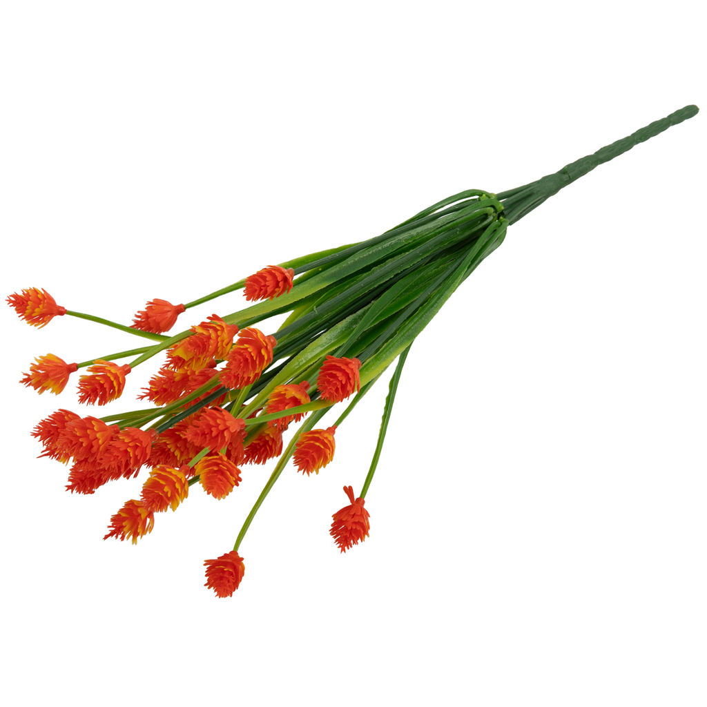 Искусственное растение Blumentag ATJ-07 Растение искусственное Цветущий лук 30 см 5 х 1 шт. 01 оранжевый  фото 4