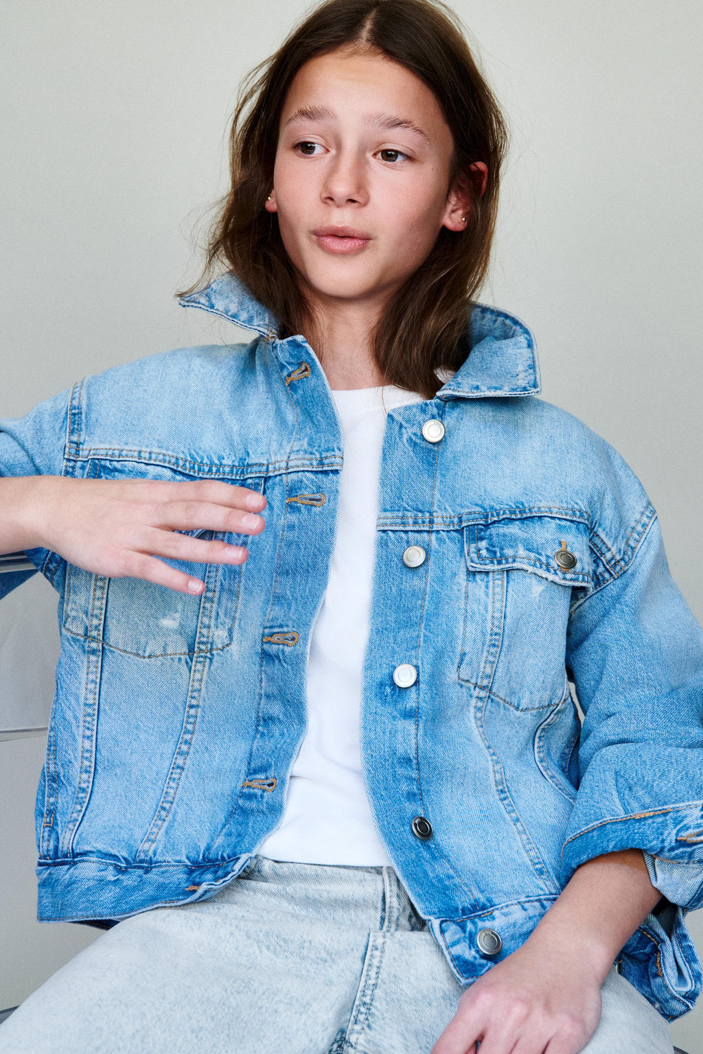 JEANS BARREL / Azul claro - Zara фото 6