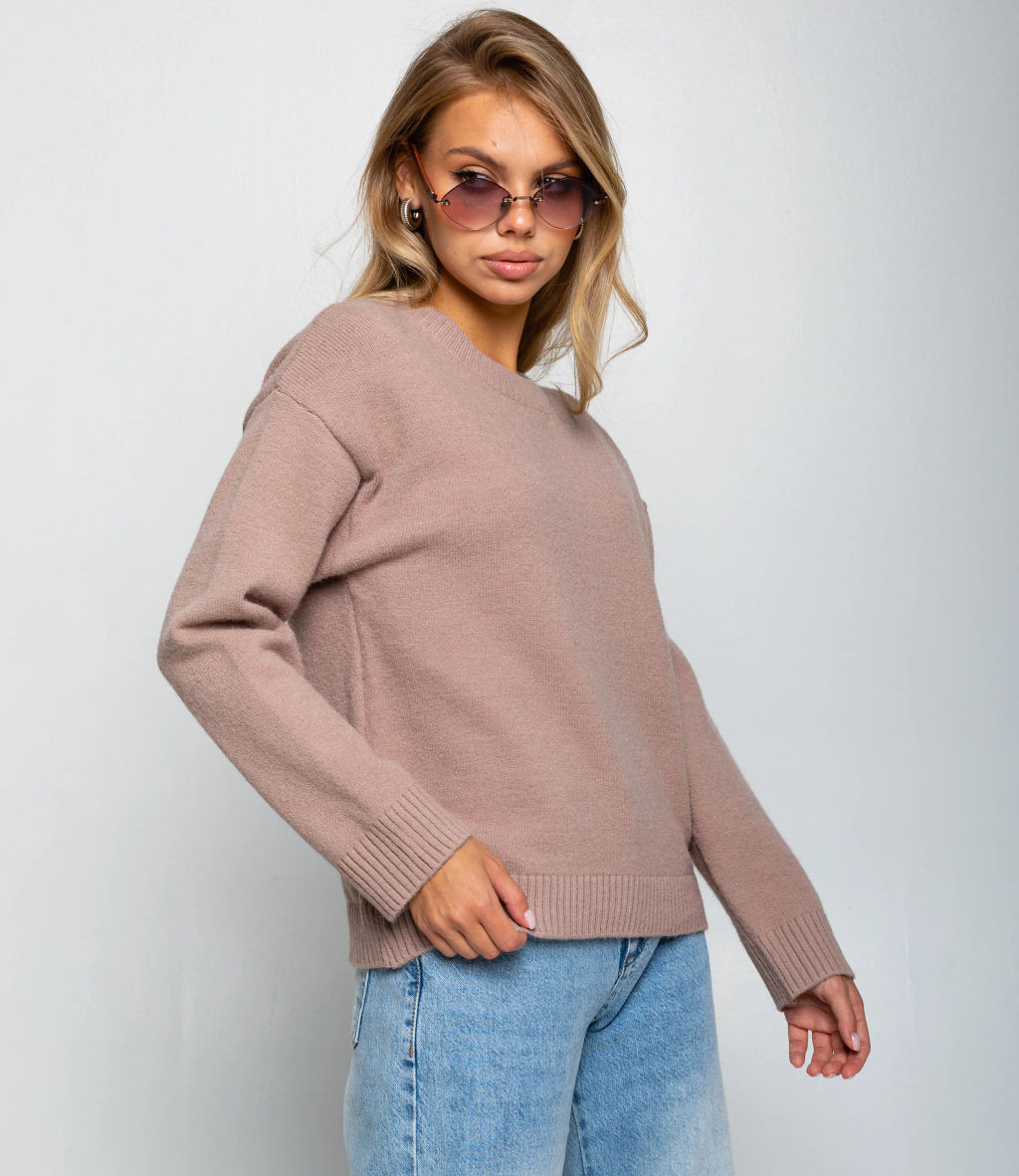 Джемпер #ОКТ125005, капучино