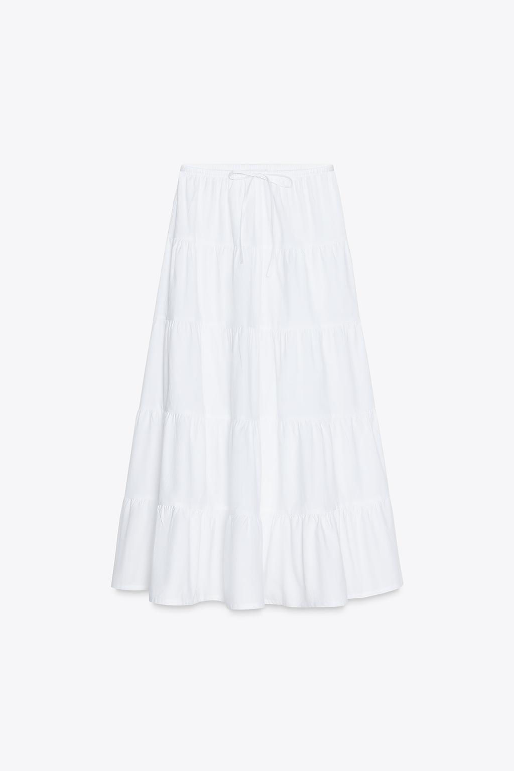PANELLED LONG SKIRT - Zara фото 6