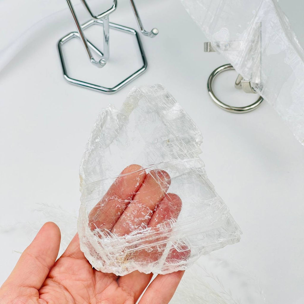 Образец природный Селенит Гипс - Радуга самоцветов фото 2