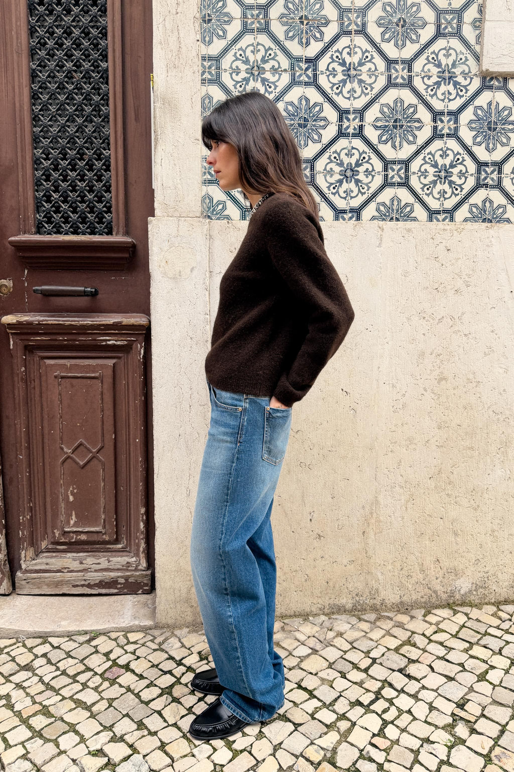 JEWEL BEADED NECK KNIT JUMPER - Zara фото 2