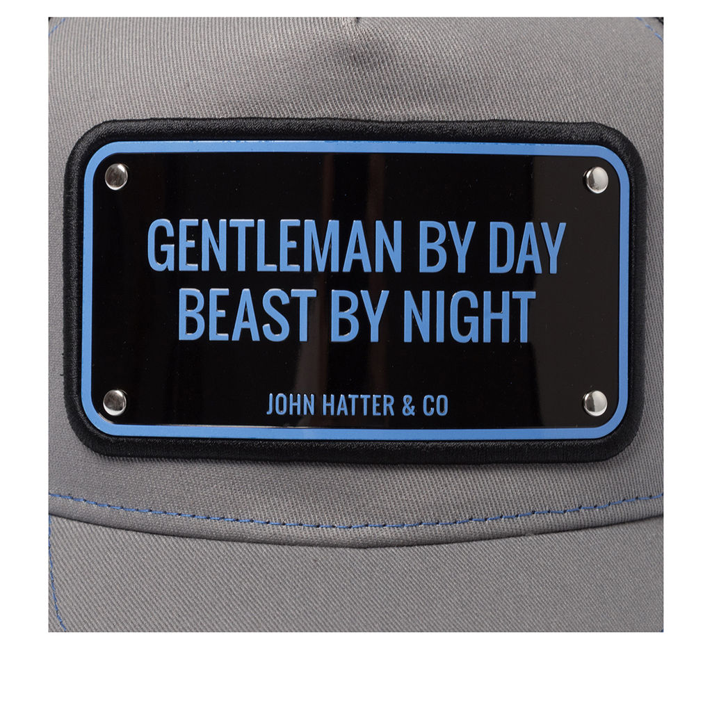 Бейсболка JOHN HATTER арт. 1-1104-U00 Gentleman By Day Beast By Night (серый)  фото 4