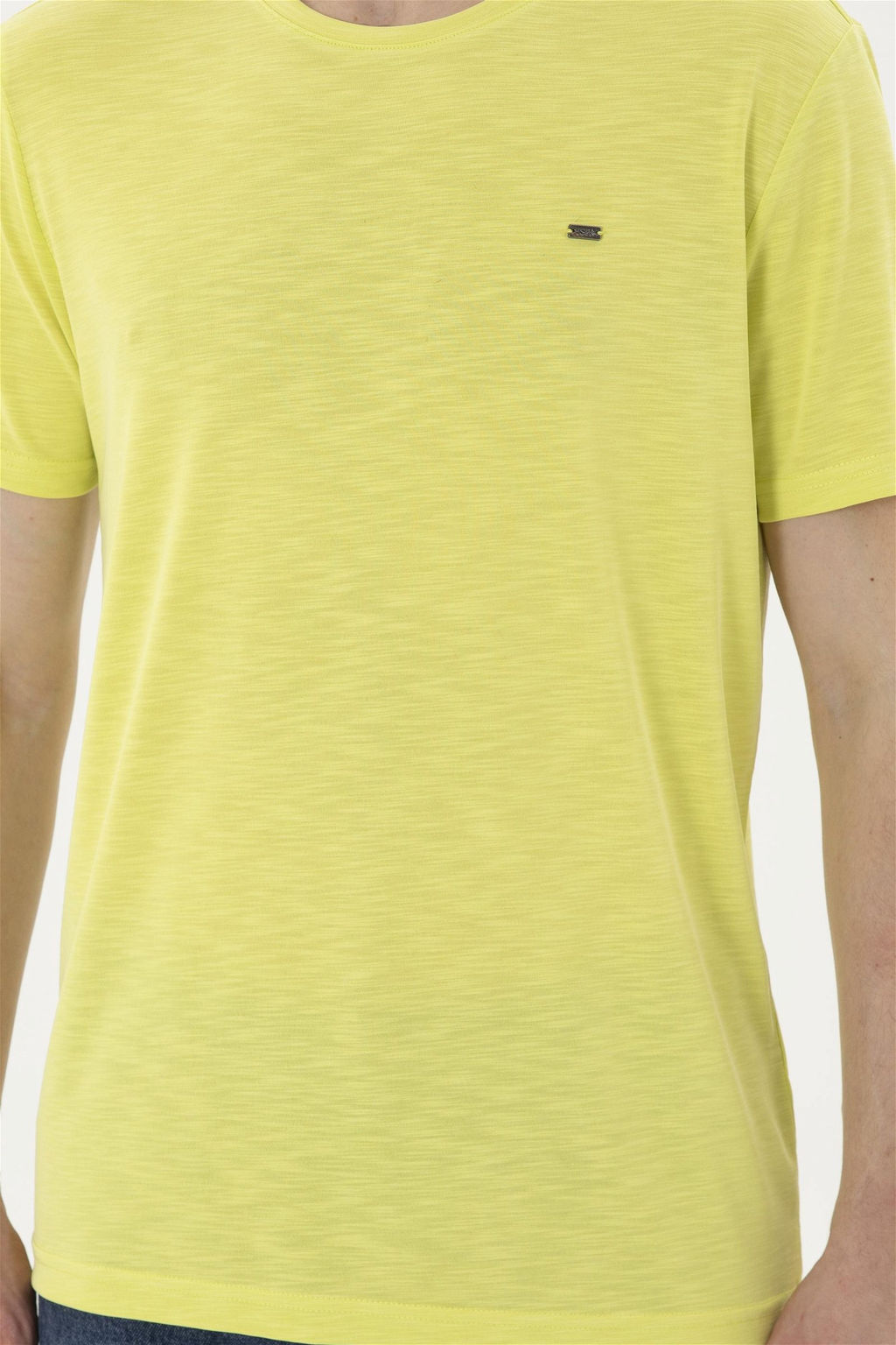 Мужская базовая футболка фисташкового цвета - U.s. polo assn фото 6