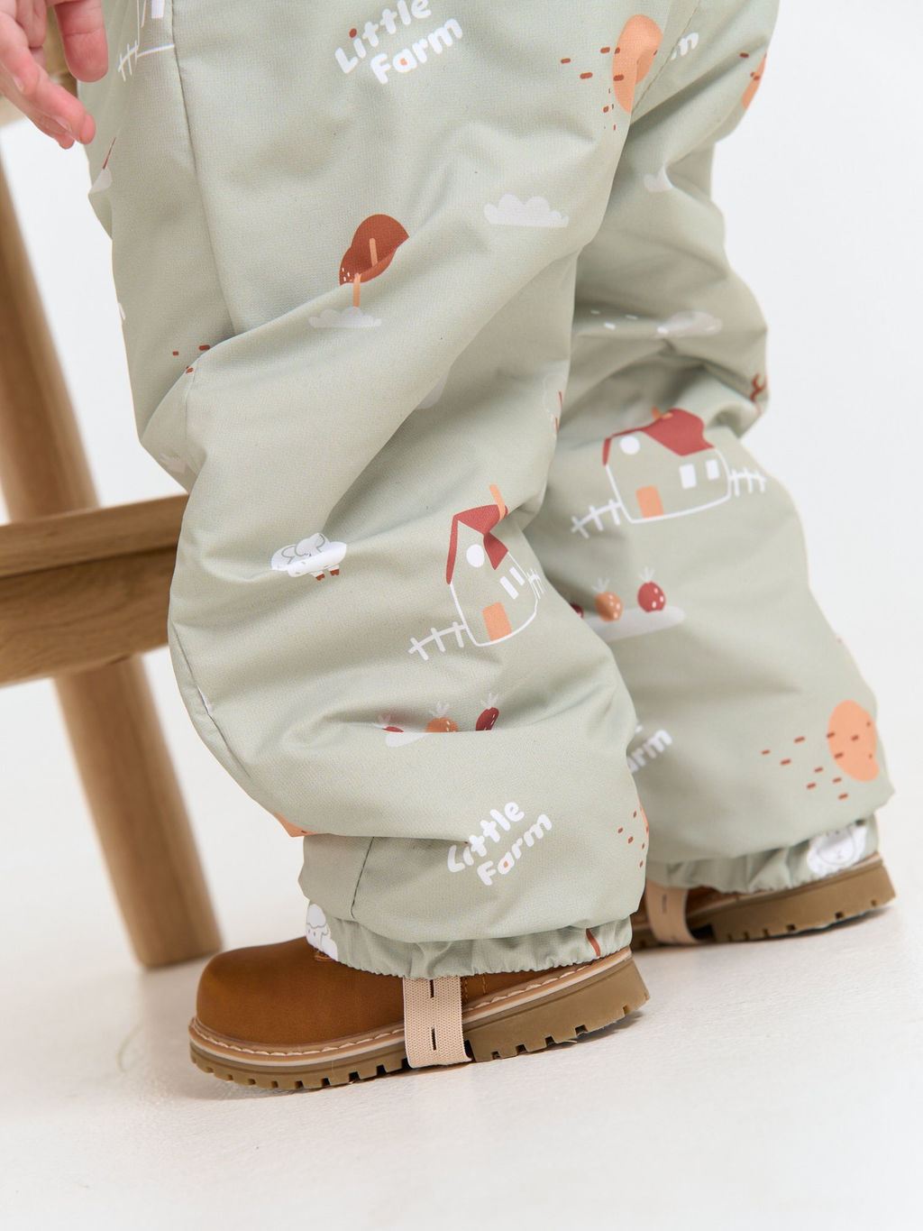 Комбинезон демисезонный Ферма/Шалфей 0+ - Bungly фото 8