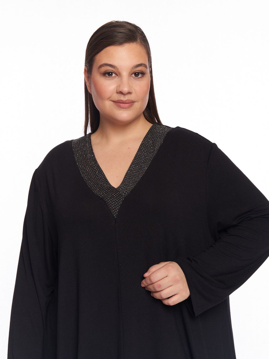 Туника нарядная TU33103BLK01