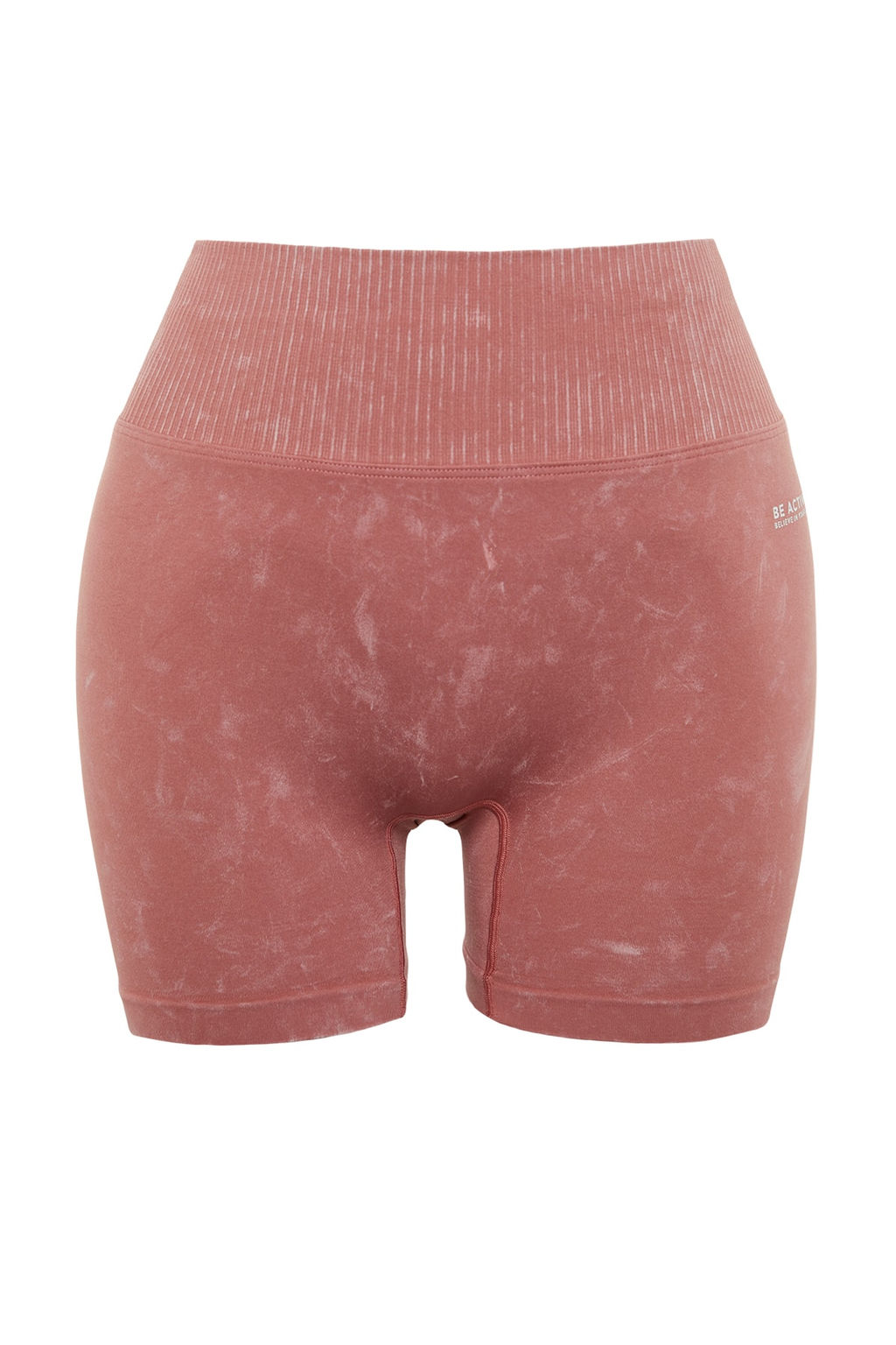 TRENDYOLMILLA Siyah Seamless/Dikissiz Y?kamal? Orme Spor Sort/K?sa Tayt THMSS23TY00034  фото 18