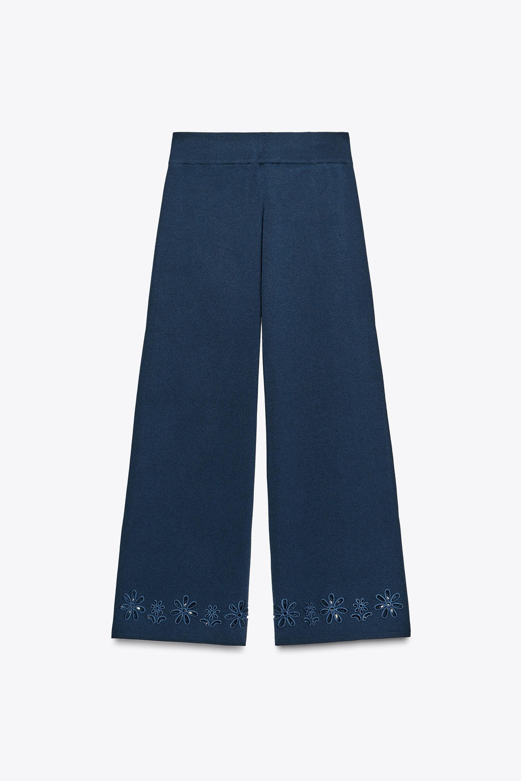 KNIT TROUSERS WITH CUTWORK EMBROIDERY - Zara фото 6