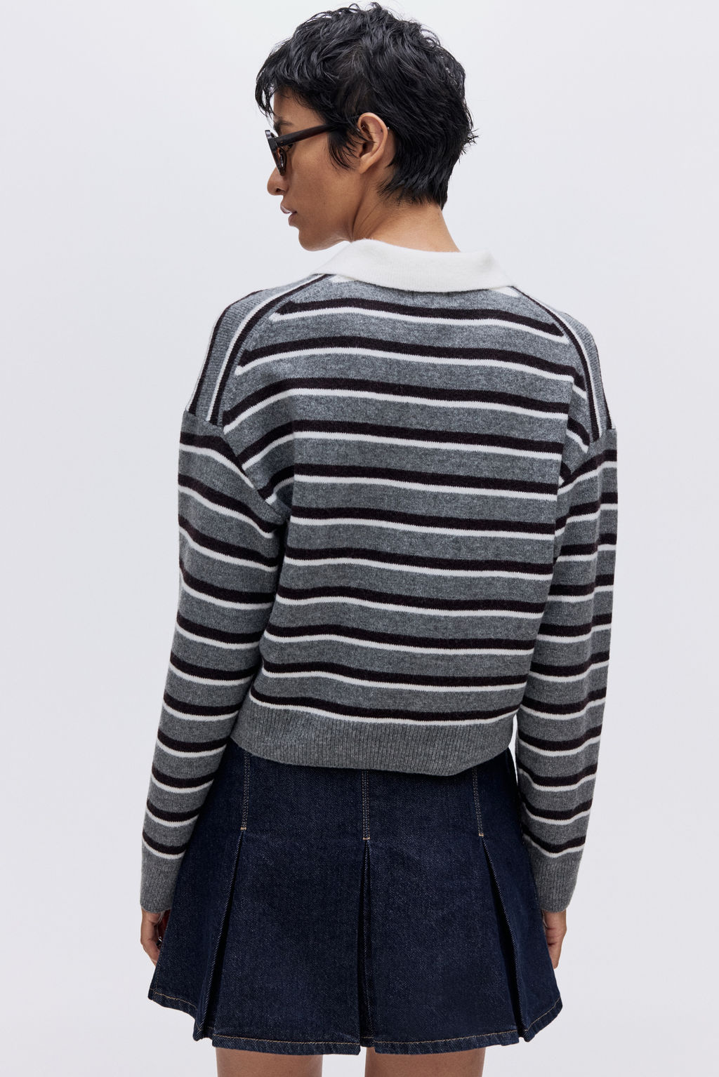 Falda denim tableada - H&m фото 4