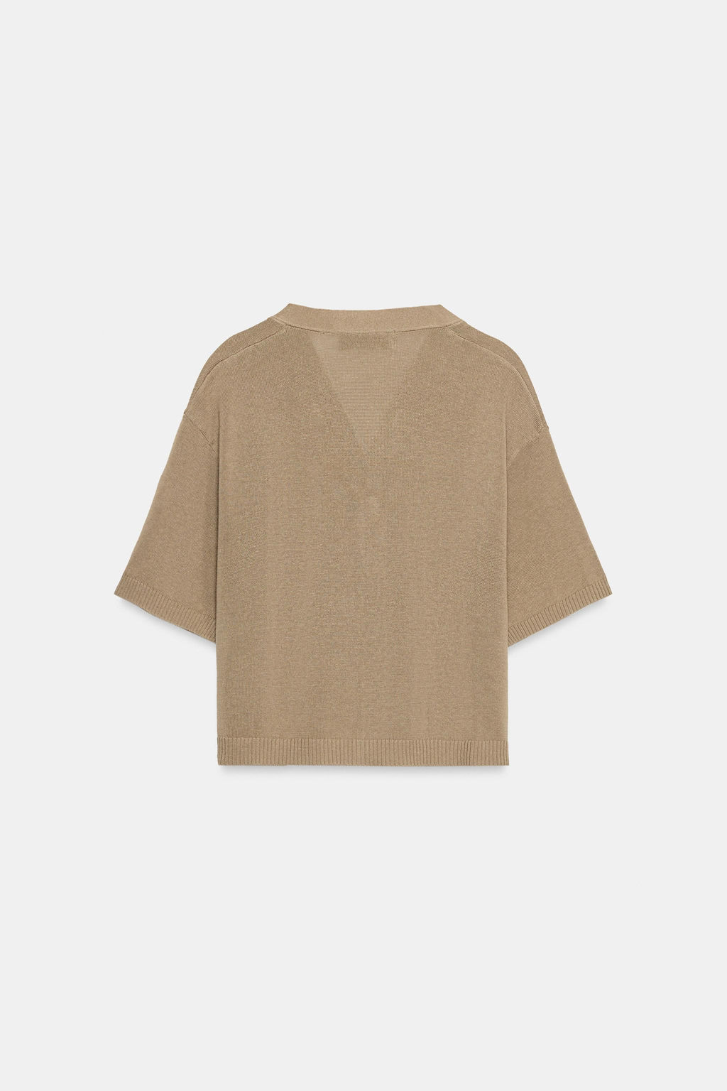 CHAQUETA PUNTO MANGA CORTA / Vis?n - Zara фото 6