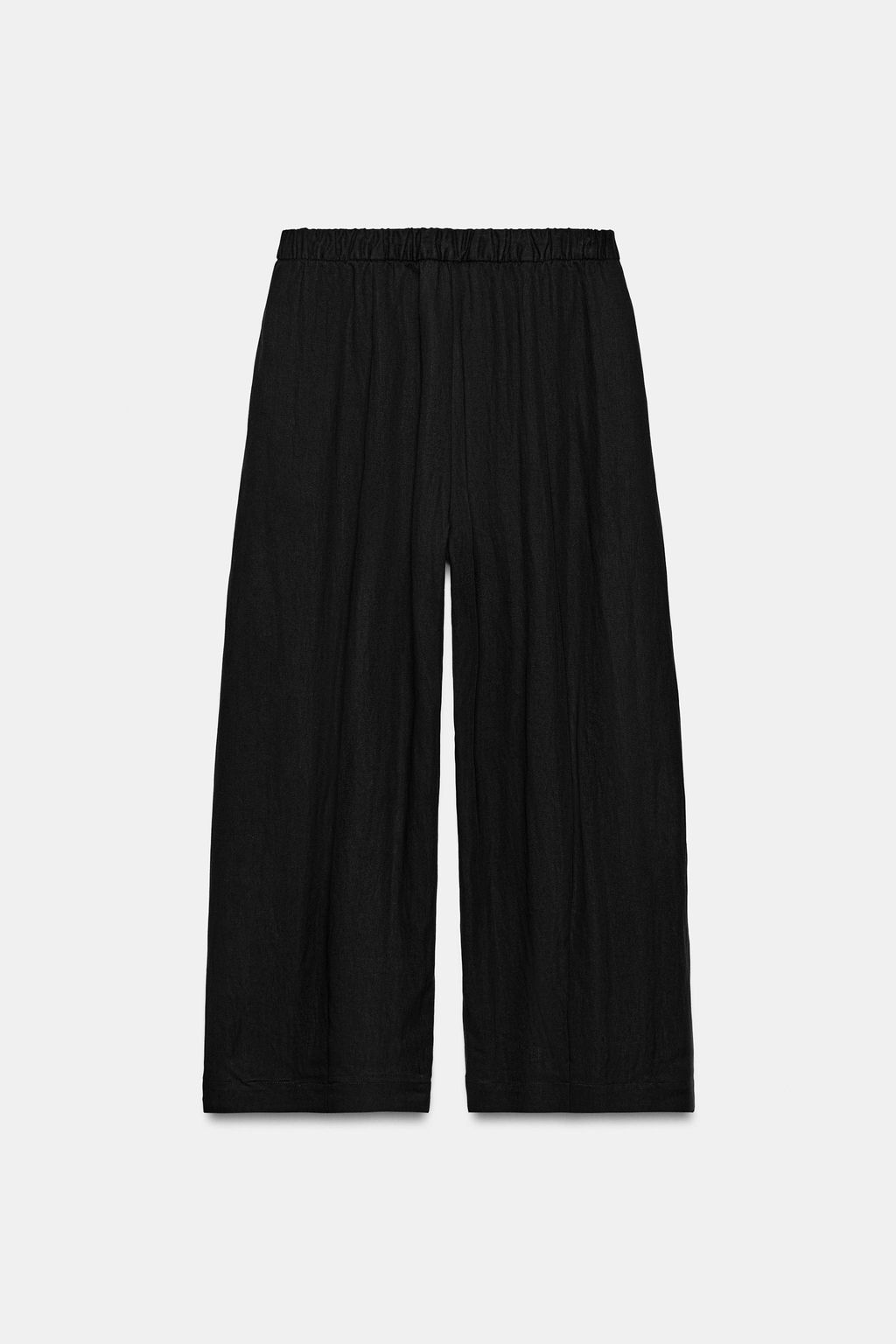 PANTAL?N BARREL FLUIDO ZW COLLECTION / Negro - Zara фото 5
