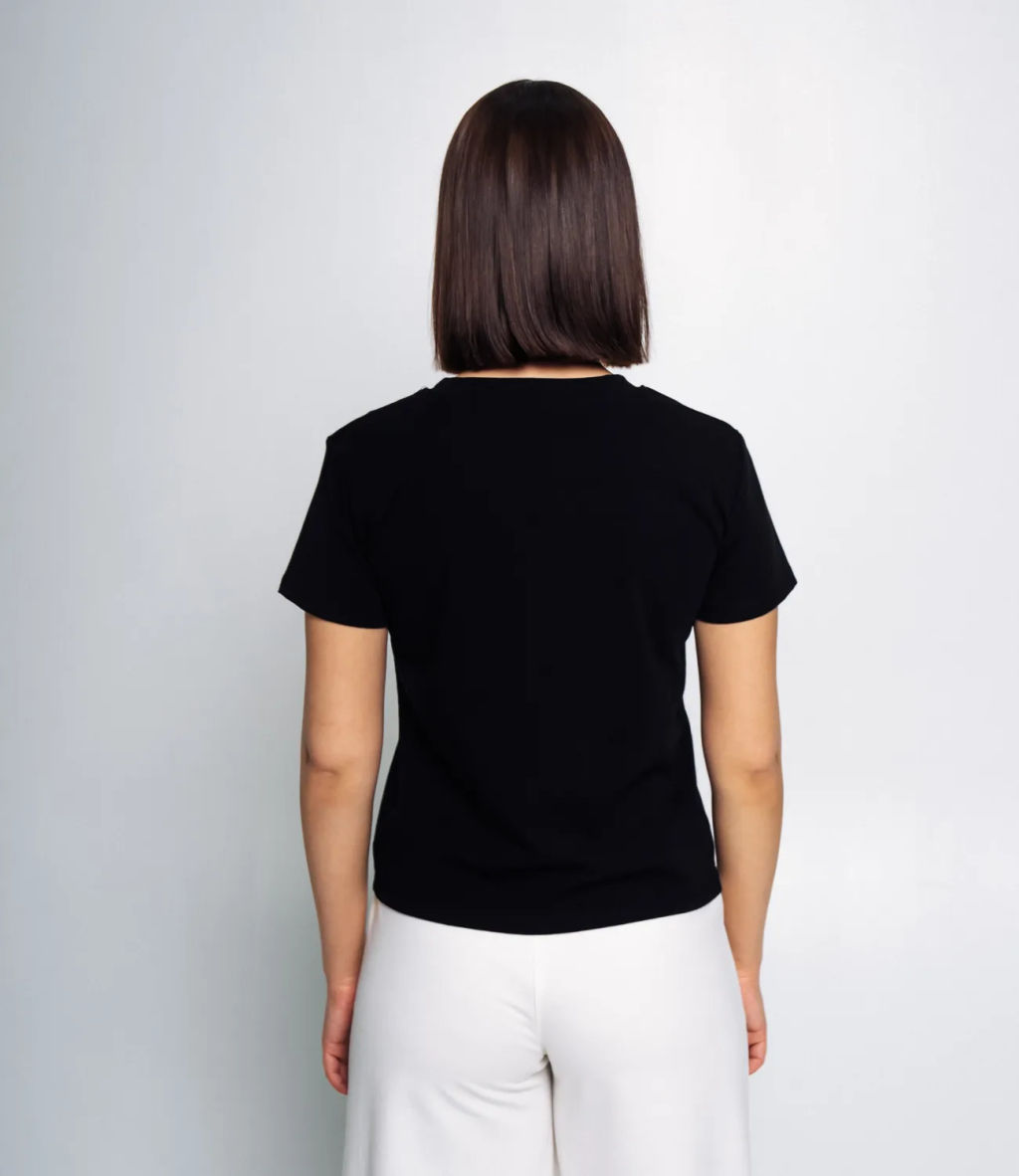 Футболка #КТ05401, чёрный